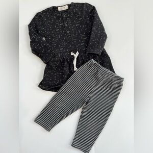 Miles‎ the Label Kids Black and Gray Matching Set